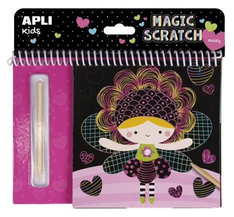 Hauptproduktbild Škrabací obrázky "Magic Scratch Fairies", pohádky, APLI