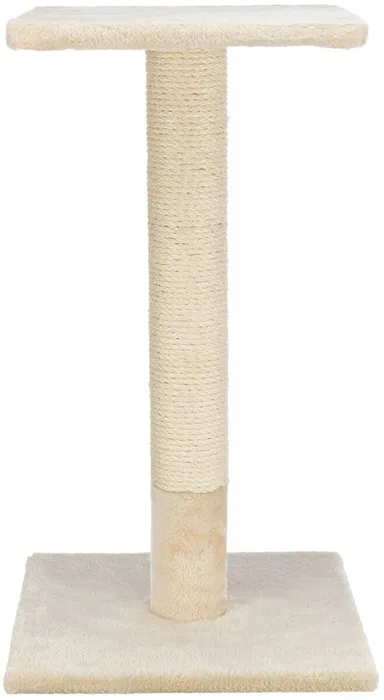 Hauptproduktbild Škrabací sloupek BEANA s odpočívadlem, 9 cm / 69 cm, sisal/plyš, béžová