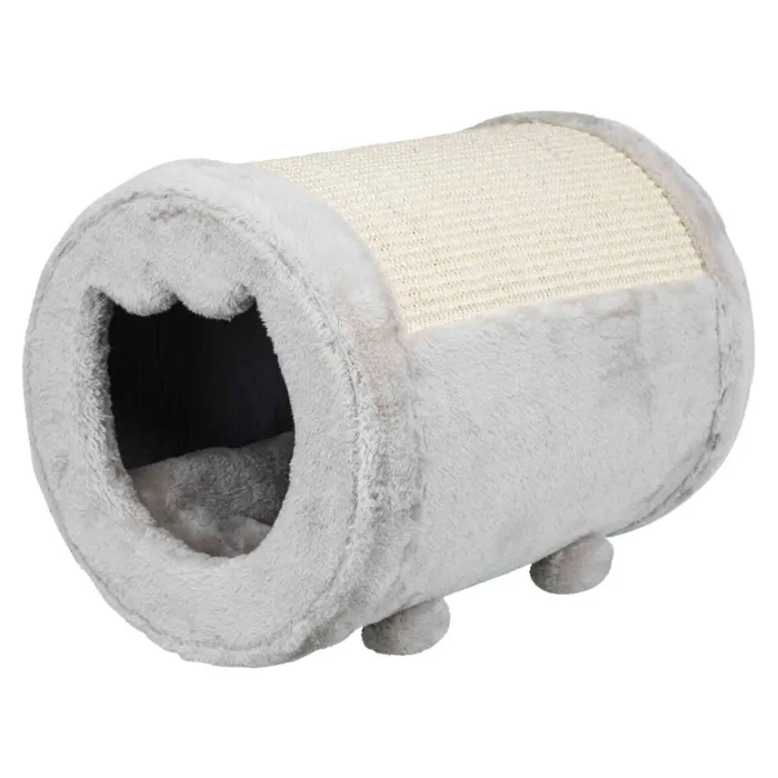 Hauptproduktbild Škrábací válec, o 27 × 39 cm, plyš/sisal, šedá