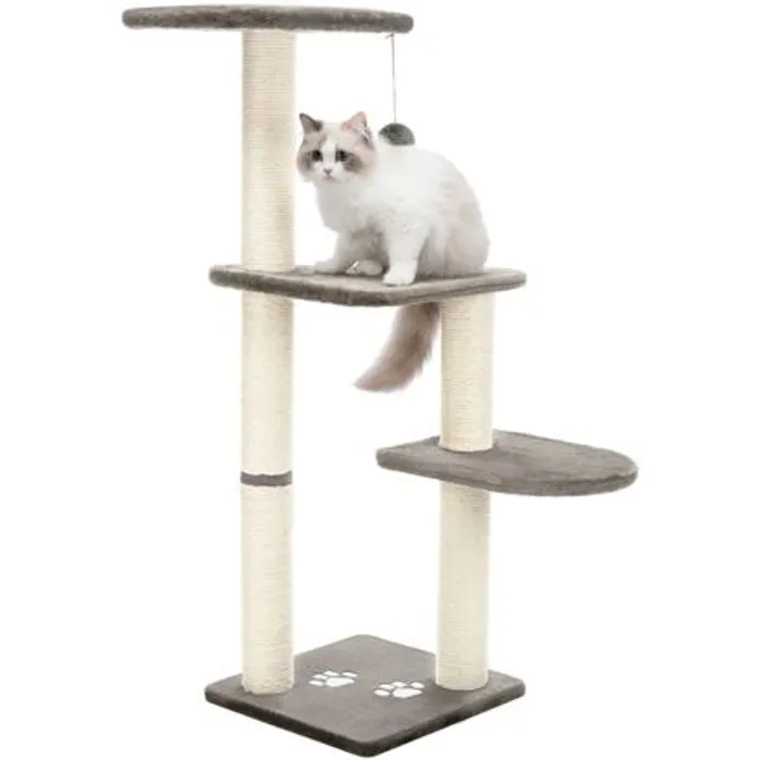 Hauptproduktbild Škrabadlo ALTEA, 3 podesty, 117 cm / o 9 cm, platinově šedá