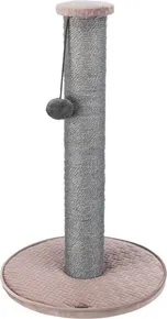 Kratzbaum LIVIA mit Bommel, Stamm 64 cm, altrosa, Sisal/Plüsch