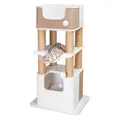 Weiteres Produktbild Kratzbaum LUCANO XXL 110 cm weiß/beige
