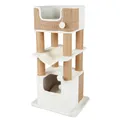 Weiteres Produktbild Kratzbaum LUCANO XXL 110 cm weiß/beige