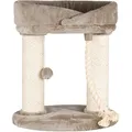 Weiteres Produktbild Kratzbaum MARCELA, Plattform, 2 Pfosten, Lehne, 60 cm, Sisal/beiger Plüsch