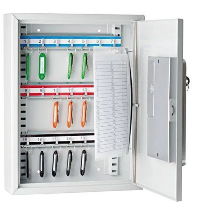 Hauptproduktbild Skříňka na klíče s elektronickým zámkem, 21 ks kapacita, WEDO