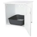 Katzen-Toilettenschrank 49 x 51 x 51 cm weiß (z. B. 4018)