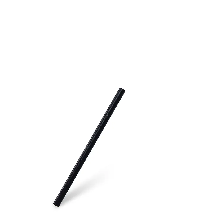 Hauptproduktbild Slámka (bio-kompozit) opakovaně použitelná černá `JUMBO` Ø8mm x 15cm [100 ks]