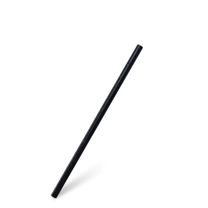 Hauptproduktbild Slámka (bio-kompozit) opakovaně použitelná černá `JUMBO` Ø8mm x 20cm [100 ks]