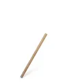 Trinkhalm (100% Biomaterial) natur braun `JUMBO` durchmesser 8mm x 14cm [100 St.]