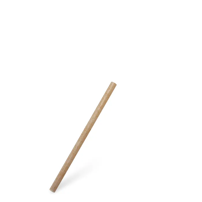 Hauptproduktbild Slámka (bio-kompozit) přírodní hnědá `JUMBO` průměr 8mm x 14cm [100 ks]
