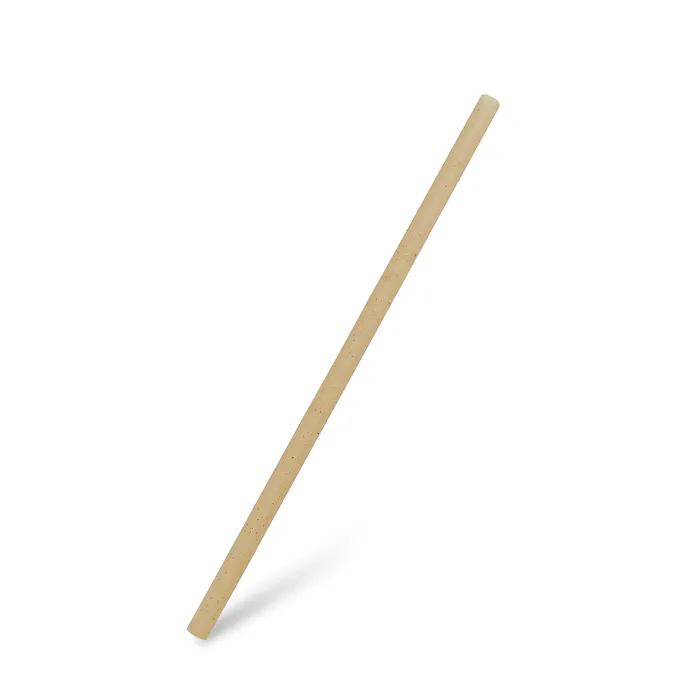 Hauptproduktbild Slámka bio-kompozit přírodní hnědá `JUMBO` průměr 8mm x 25cm [100 ks]