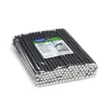 Weiteres Produktbild Papiertrinkhalm schwarz `JUMBO` durchmesser 8mm x 20cm [100 St.]