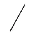 Papiertrinkhalm schwarz `JUMBO` durchmesser 8mm x 25cm [100 St.]