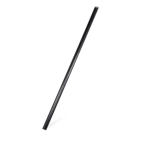 Trinkhalme JUMBO schwarz 25 cm, Durchmesser 8 mm [150 Stück]