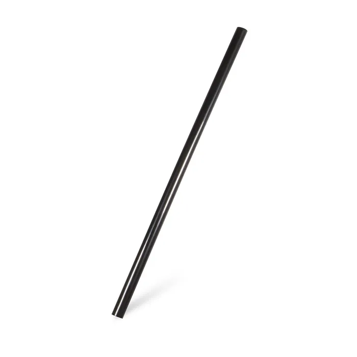 Hauptproduktbild Slámky JUMBO plastové černé 20 cm, průměr 8 mm [500 ks] (znovu použitelná)