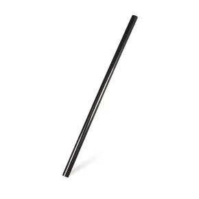 JUMBO-Strohhalme aus Kunststoff schwarz 20 cm, Durchmesser 8 mm [500 Stück] (wiederverwendbar)