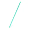JUMBO Plastikstrohhalme mintgrün 25 cm, Durchmesser 8 mm [150 Stück] (wiederverwendbar)
