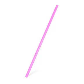 JUMBO-Strohhalme aus Kunststoff, rosa, 25 cm, Durchmesser 8 mm [150 Stück] (wiederverwendbar)