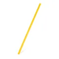 JUMBO Strohhalme Kunststoff gelb 25 cm, Durchmesser 8 mm [150 Stück] (wiederverwendbar)