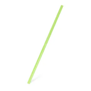 Strohhalme JUMBO gelb-grün 25 cm, Durchmesser 8 mm [150 Stück] (wiederverwendbar)