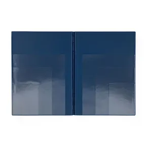 Stil A4 mit mehreren Taschen, klassisches Blau