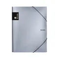 PP-Stil mit Gummi A4 Metallic-Silber