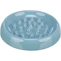 Slow Feed, Keramiknapf für langsames Füttern, 0,25 l/o 18 cm, blau, grau
