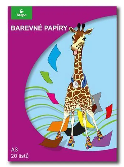 Hauptproduktbild Složky barevných papírů A3 - 20listů/složka