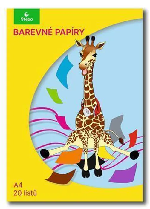 Hauptproduktbild Složky barevných papírů A4 - 20listů/složka