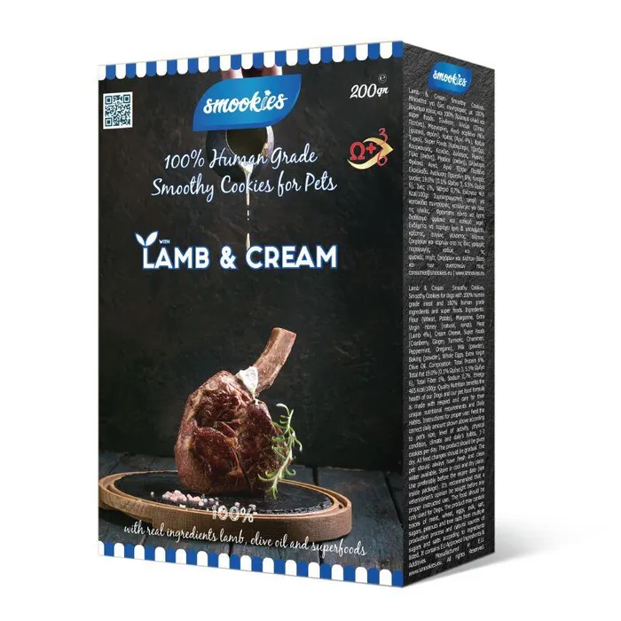 Hauptproduktbild SMOOKIES Premium LAMB - jehněčí sušenky 100% human grade, 200g