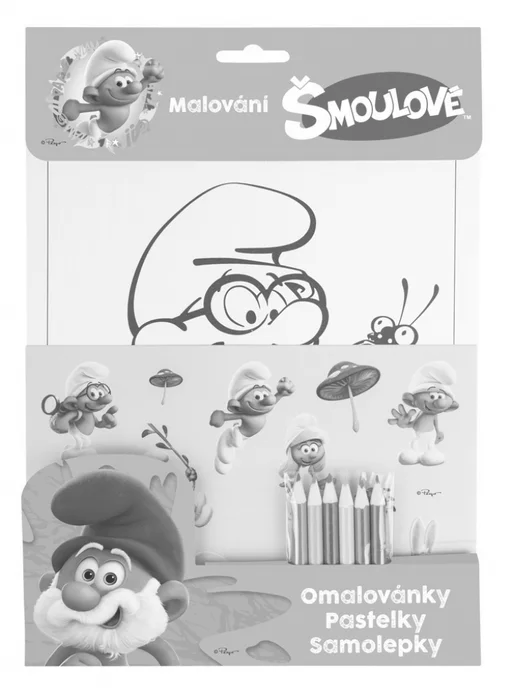 Hauptproduktbild ŠMOULOVÉ – Omalovánky, pastelky, samolepky