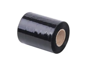 Schrumpffolie, schwarz, 0,1m x 153m