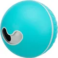 Snack Ball, Kugel für Leckereien, Kunststoff, türkis, 7,5 cm