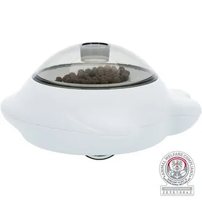 Snack Popper, Spender zum Ausgeben von Leckereien – Aktivspielzeug, 21x10x12cm, weiß
