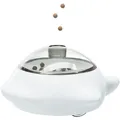 Snack Popper, Spender zum Ausgeben von Leckereien – Aktivspielzeug, 21x10x12cm, weiß