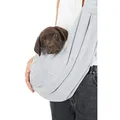 Weiteres Produktbild SOFT Fronttrage - Fronttrage/Tasche aus Stoff, 22 x 20 x 60 cm, hellgrau/mint (max