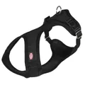 Softgeschirr, weich, gepolstert, schwarz XS-S: Brustumfang: 30-45cm/15mm