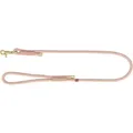 Weiche, runde, gewebte Leine aus Seil, S-XL: 1,00 m/ 10 mm, Rosa/Hellrosa