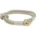 Weiteres Produktbild Rundes, halb einziehbares Soft Rope-Halsband, grau/hellgrau L-XL: 55 cm/ 10 mm