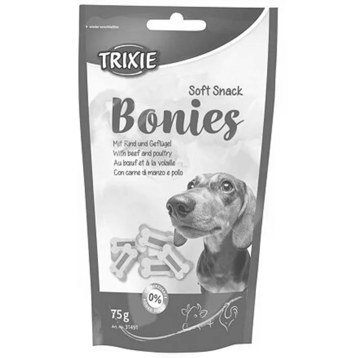 Hauptproduktbild Soft Snack BONIES Light - měkké kostičky hovězí/krůta 75g