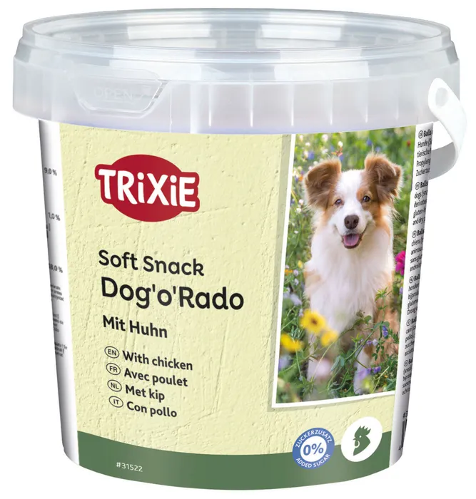 Hauptproduktbild Soft Snack Dog´o´Rado - kuřecí kousky, kyblík 500 g