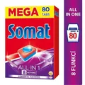 Somat All In 1 8 Actions Geschirrspültabs mit Zitronensäure Power 80 Stück