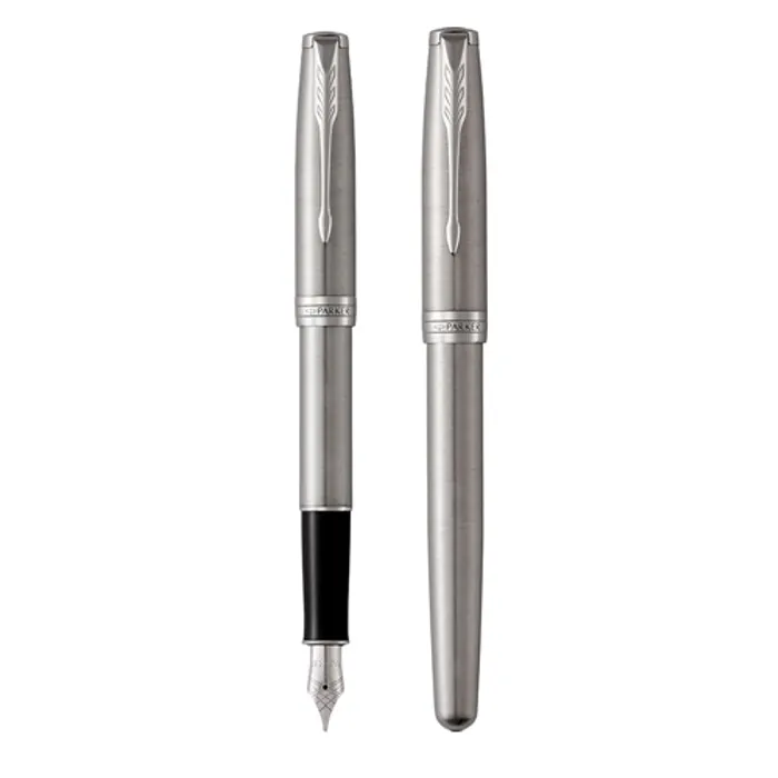 Hauptproduktbild Sonnet Stainless Steel CT plnící pero -F- PARKER