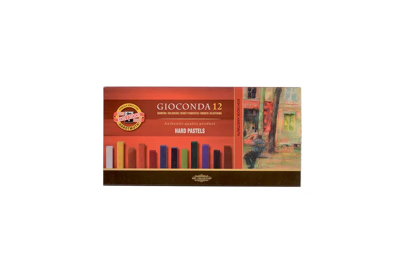 Hauptproduktbild Souprava pastelů tvrdých uměleckých GIOCONDA 8112 12ks KOH-I-NOOR