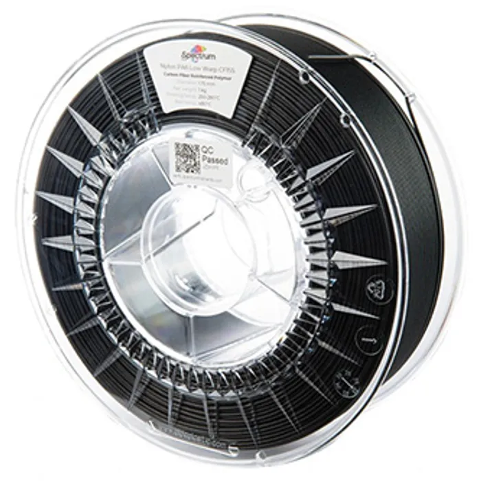 Hauptproduktbild Spectrum 3D filament, PA6 Low Warp CF15S, 1,75mm, 1000g, 80720, black