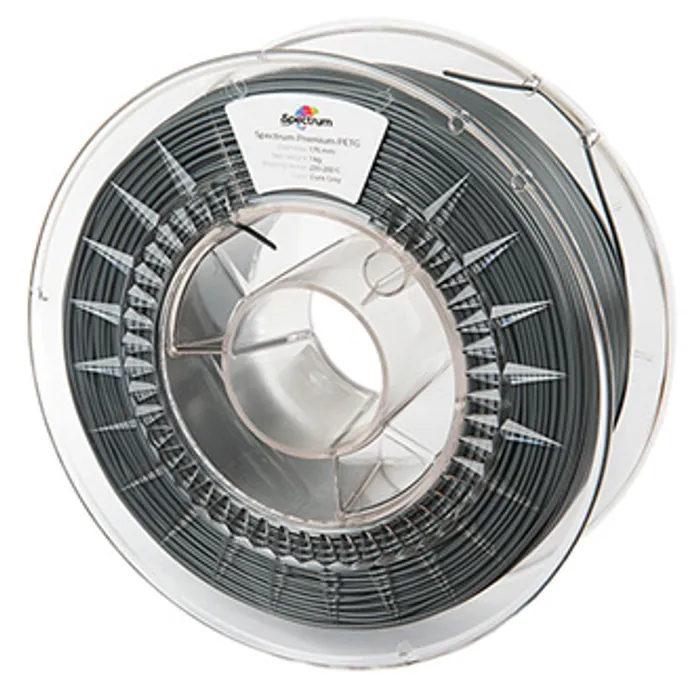 Hauptproduktbild Spectrum 3D filament, Premium PET-G, 1,75mm, 1000g, 80310, dark grey