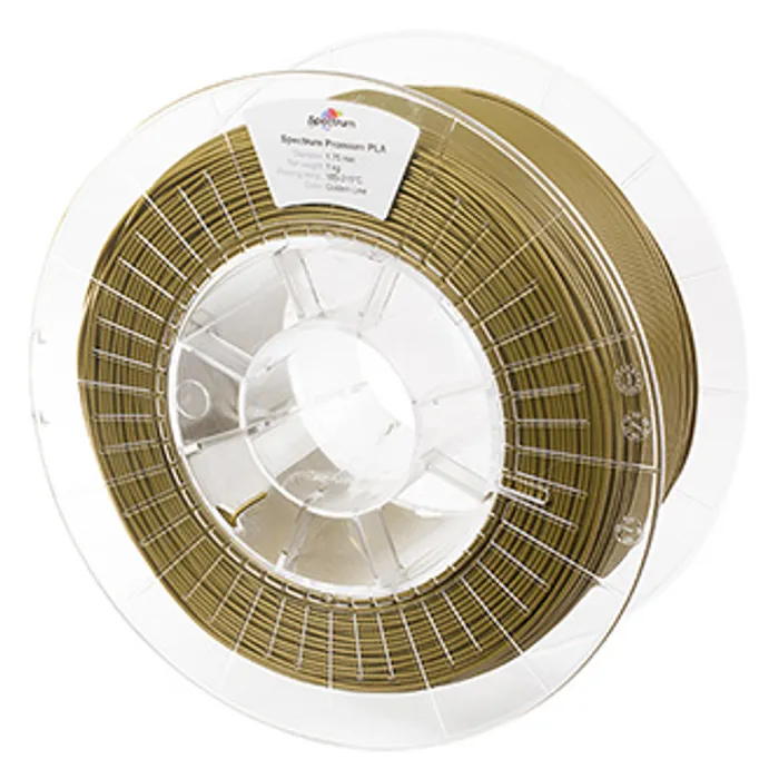 Hauptproduktbild Spectrum 3D filament, Premium PLA, 1,75mm, 1000g, 80005, golden line