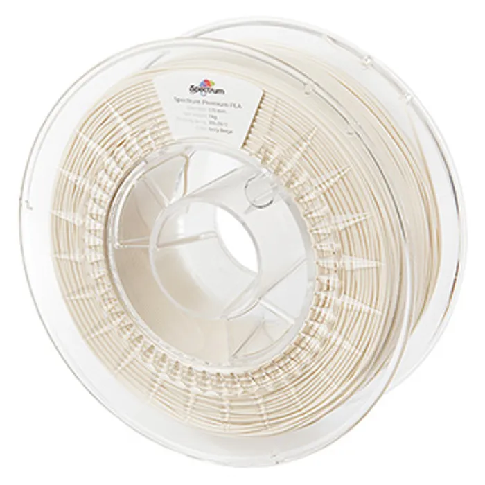 Hauptproduktbild Spectrum 3D filament, Premium PLA, 1,75mm, 1000g, 80006, ivory beige