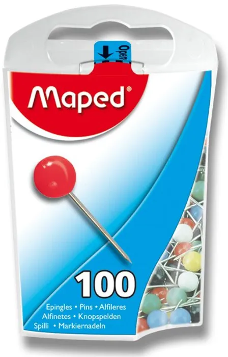 Hauptproduktbild Špendlíky malé, 100 ks, mix barev