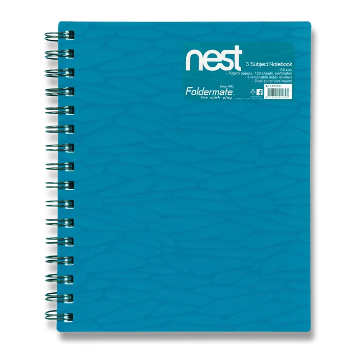 Hauptproduktbild Spirálový blok FolderMate Nest modrý
